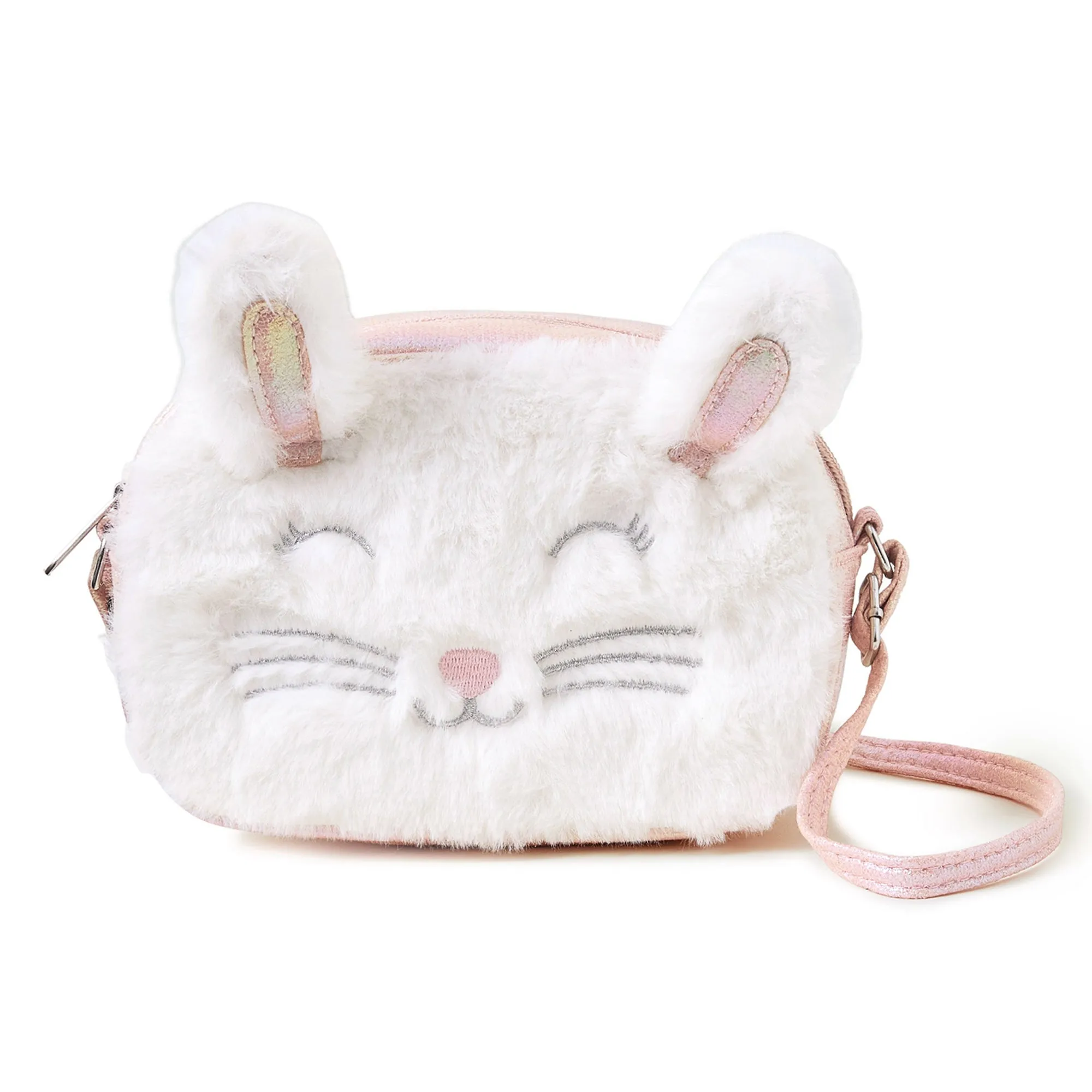 Accessorize London Girl's Fluffy Bunny Bag