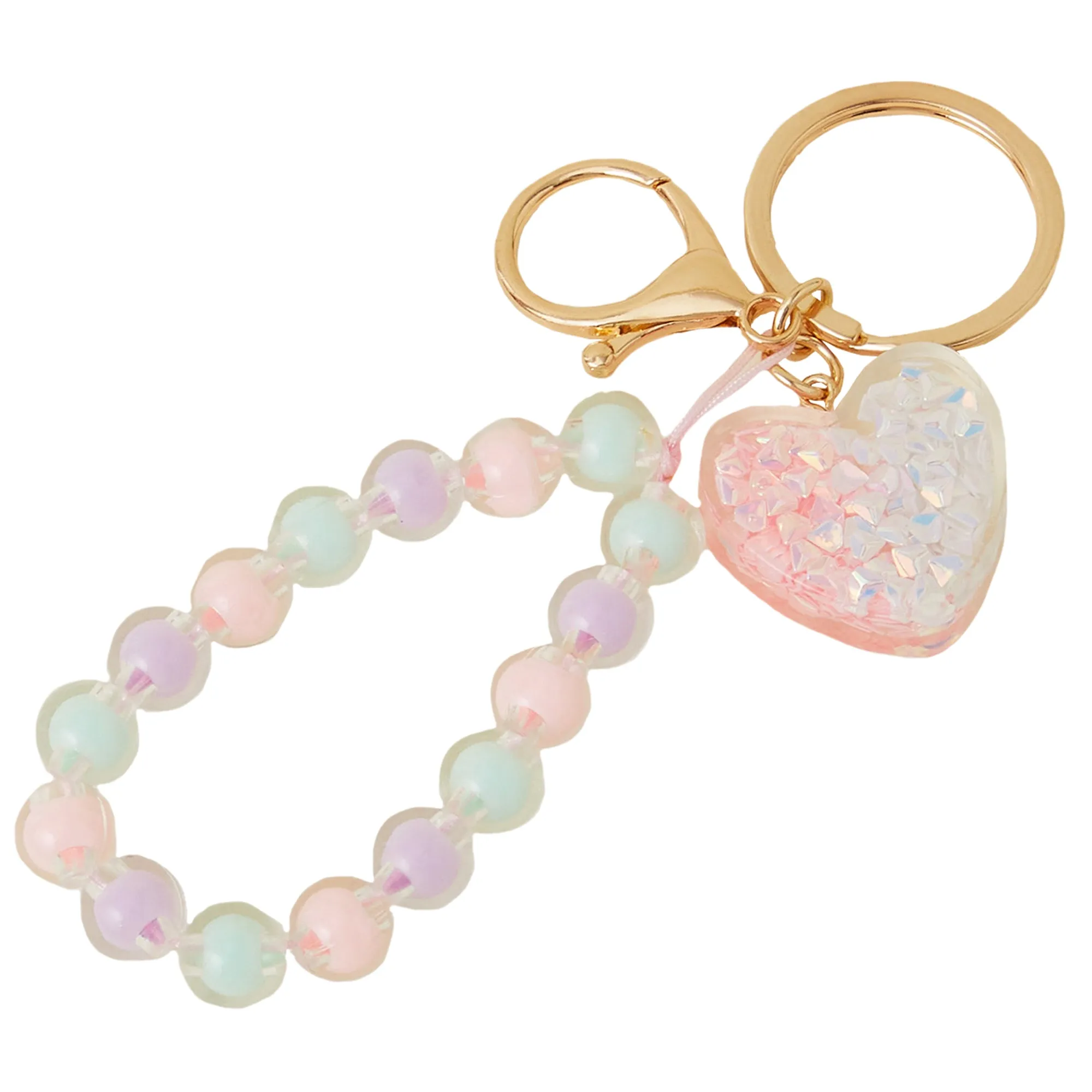 Accessorize London Girl's Multi Beaded Keyring