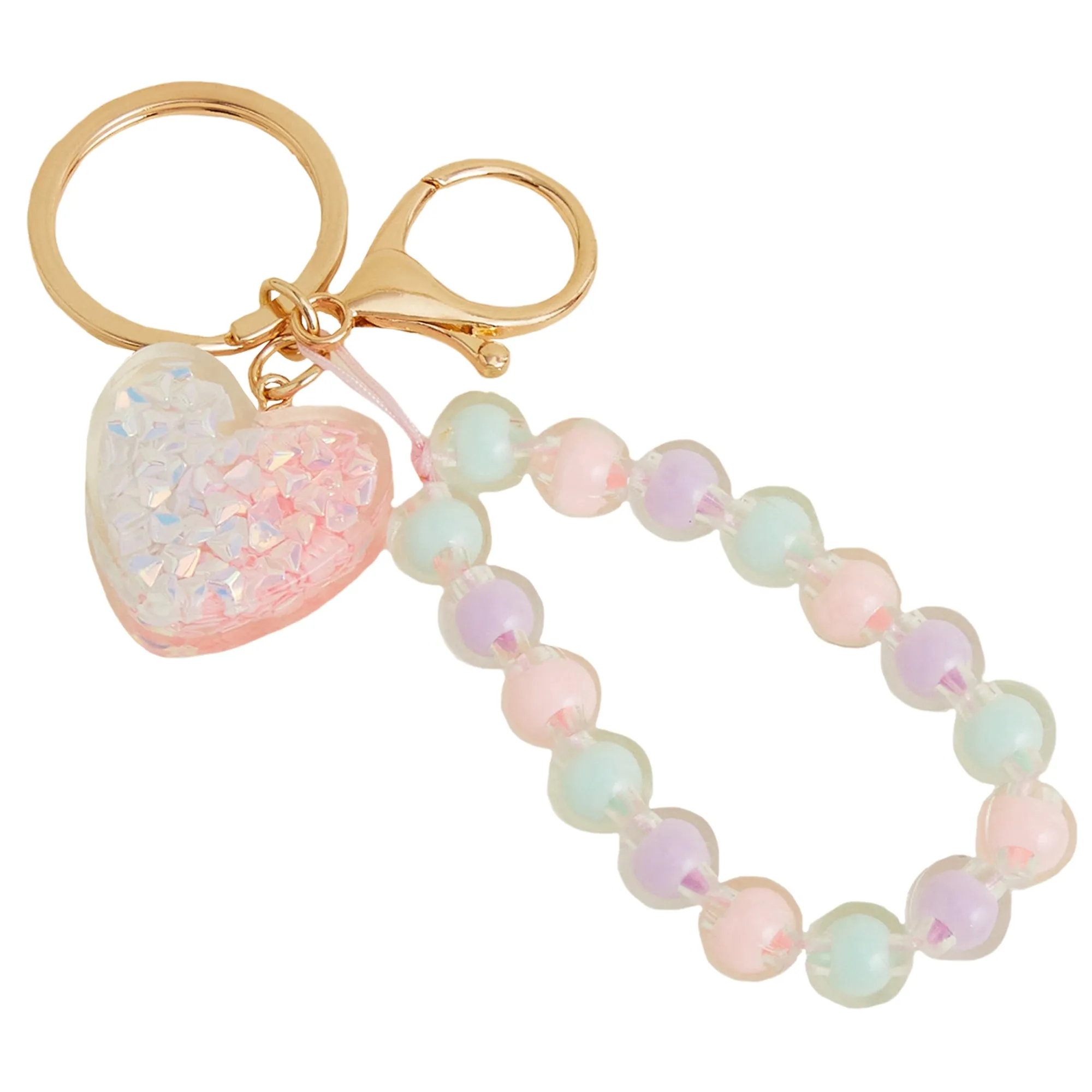 Accessorize London Girl's Multi Beaded Keyring