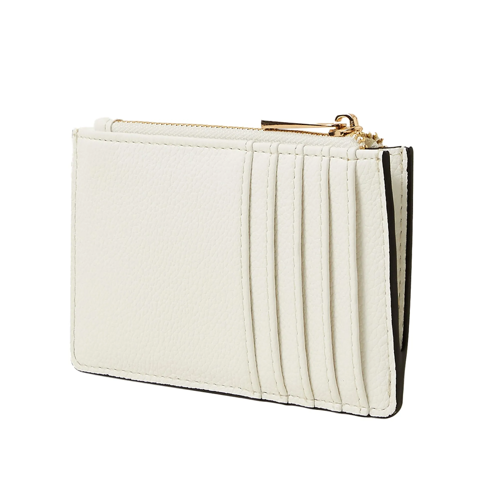 Accessorize London Women's White Classic Card Holder