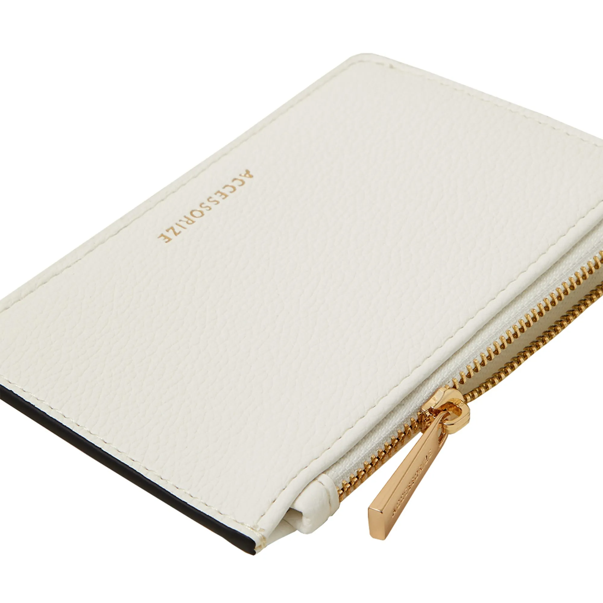 Accessorize London Women's White Classic Card Holder