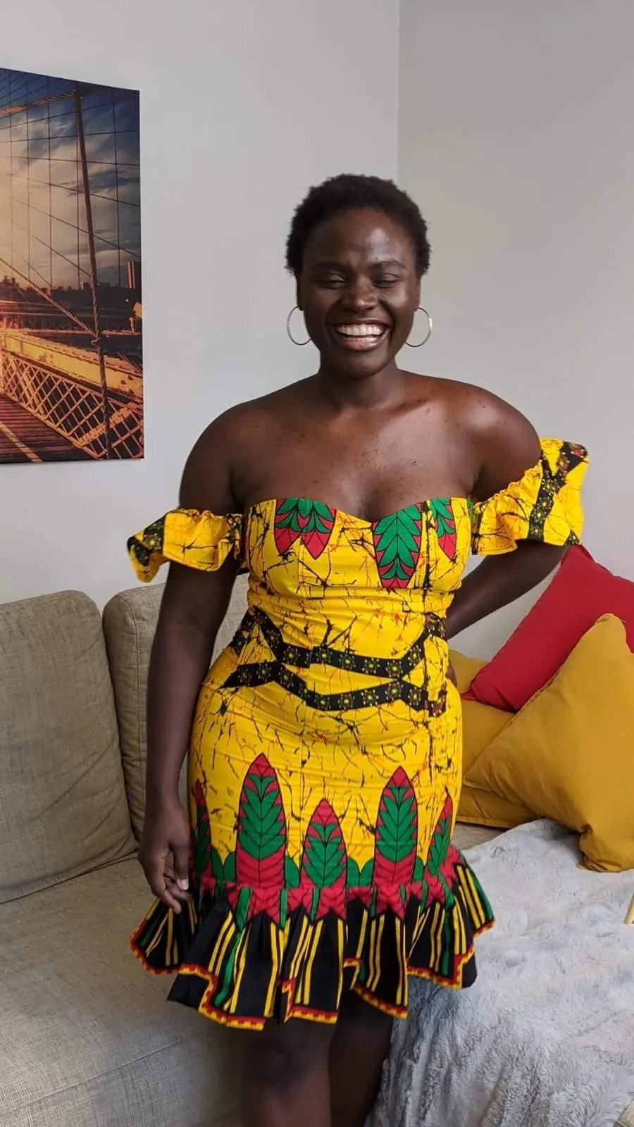 Akamwenyo Midi Dress