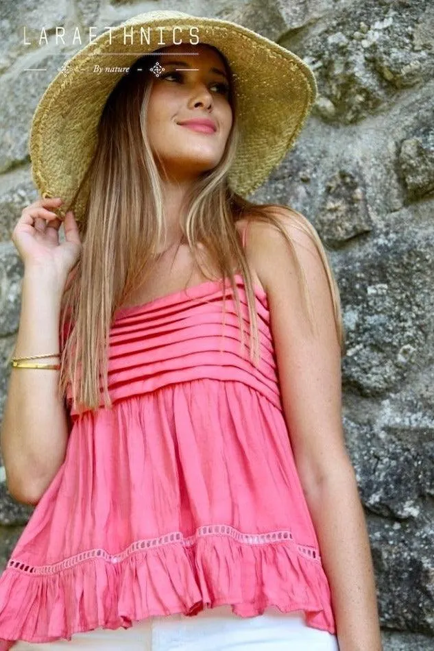 Bandeau Top Summer in Pink