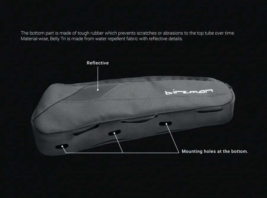 Birzman Belly Tri Top Tube Bag