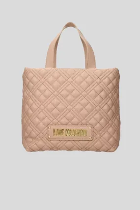 Borsa Quilted Bag Pu - Taupe