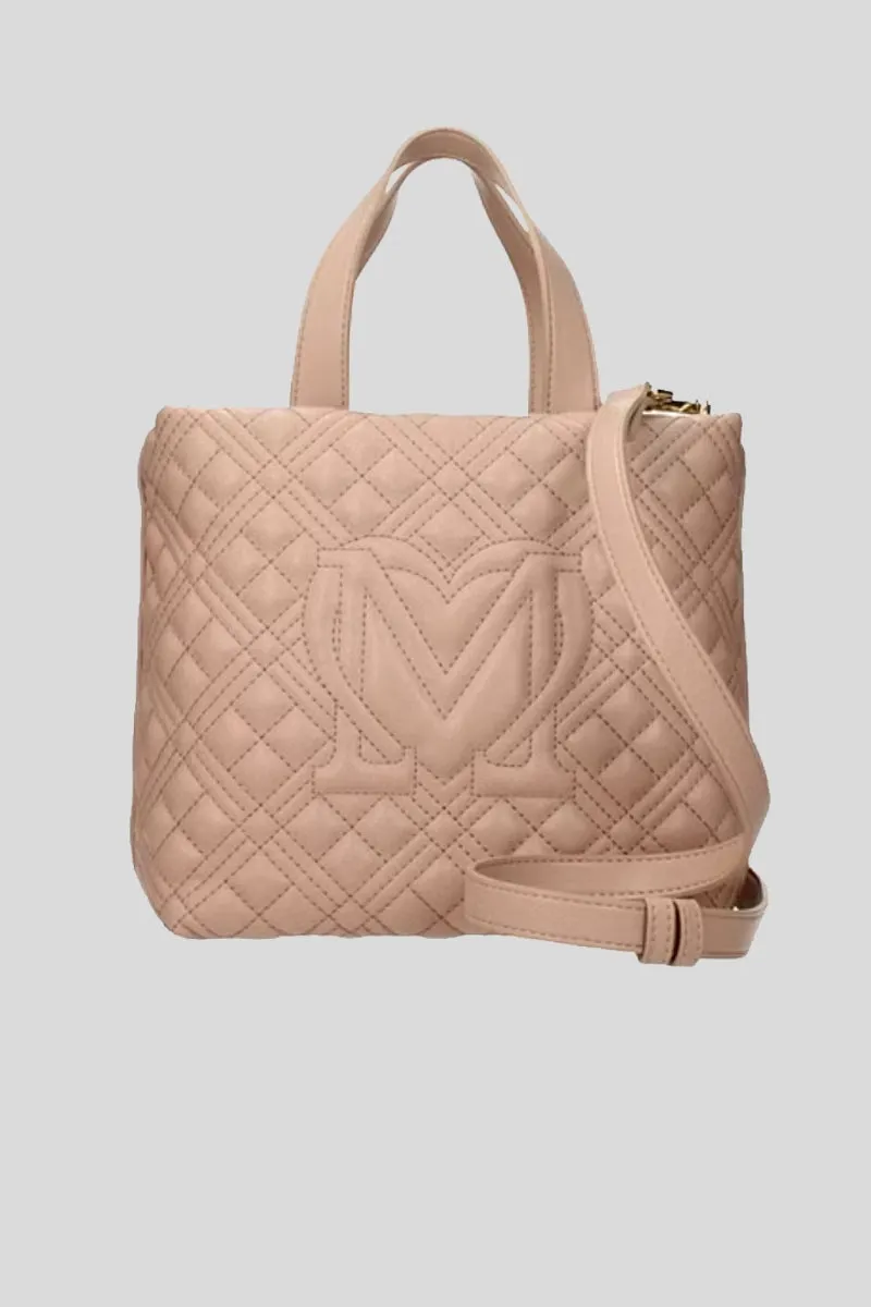 Borsa Quilted Bag Pu - Taupe