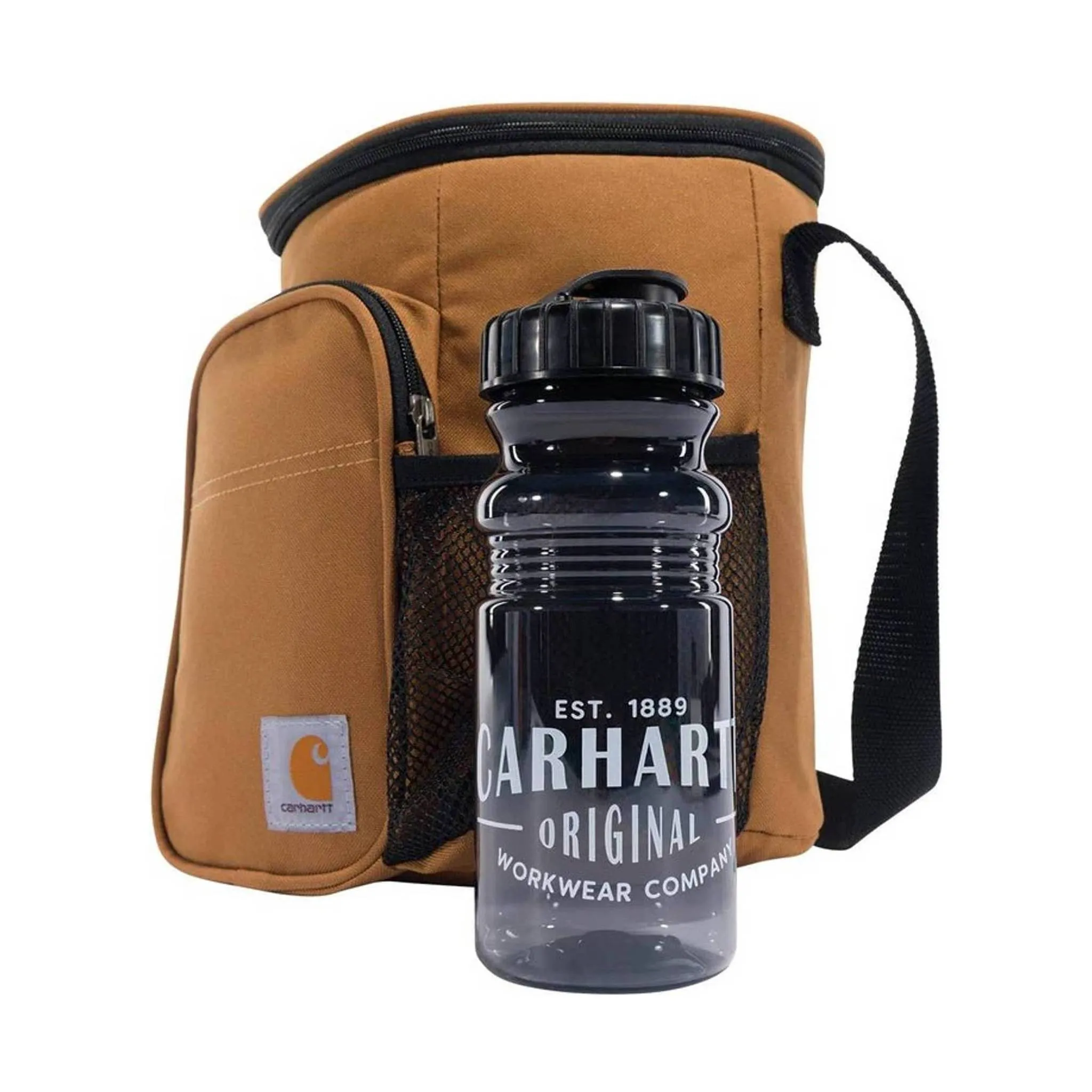 Carhartt Insulated 10 Can Vertical Cooler   Water Bottle - Gray