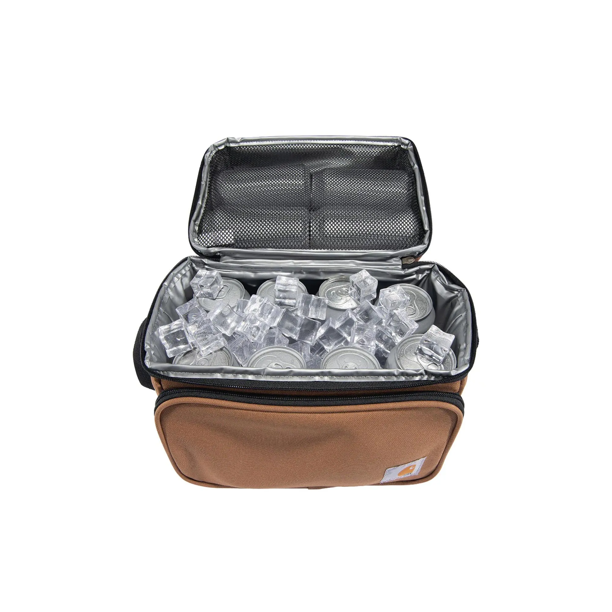 Carhartt Insulated 12 Can 2 Compartment Lunch Cooler Carhartt Brown