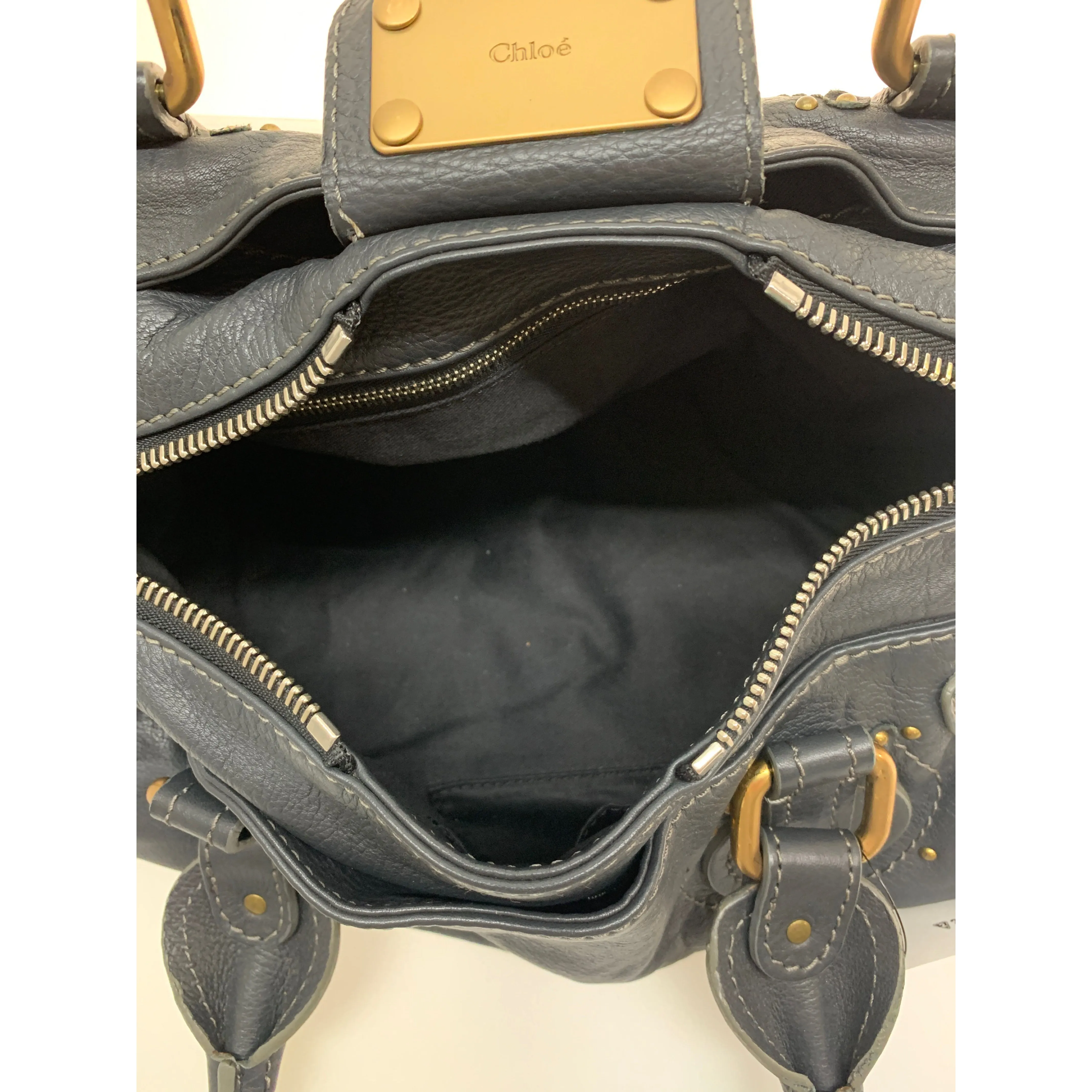 #Chloe/Hand Bag/GRY/Leather