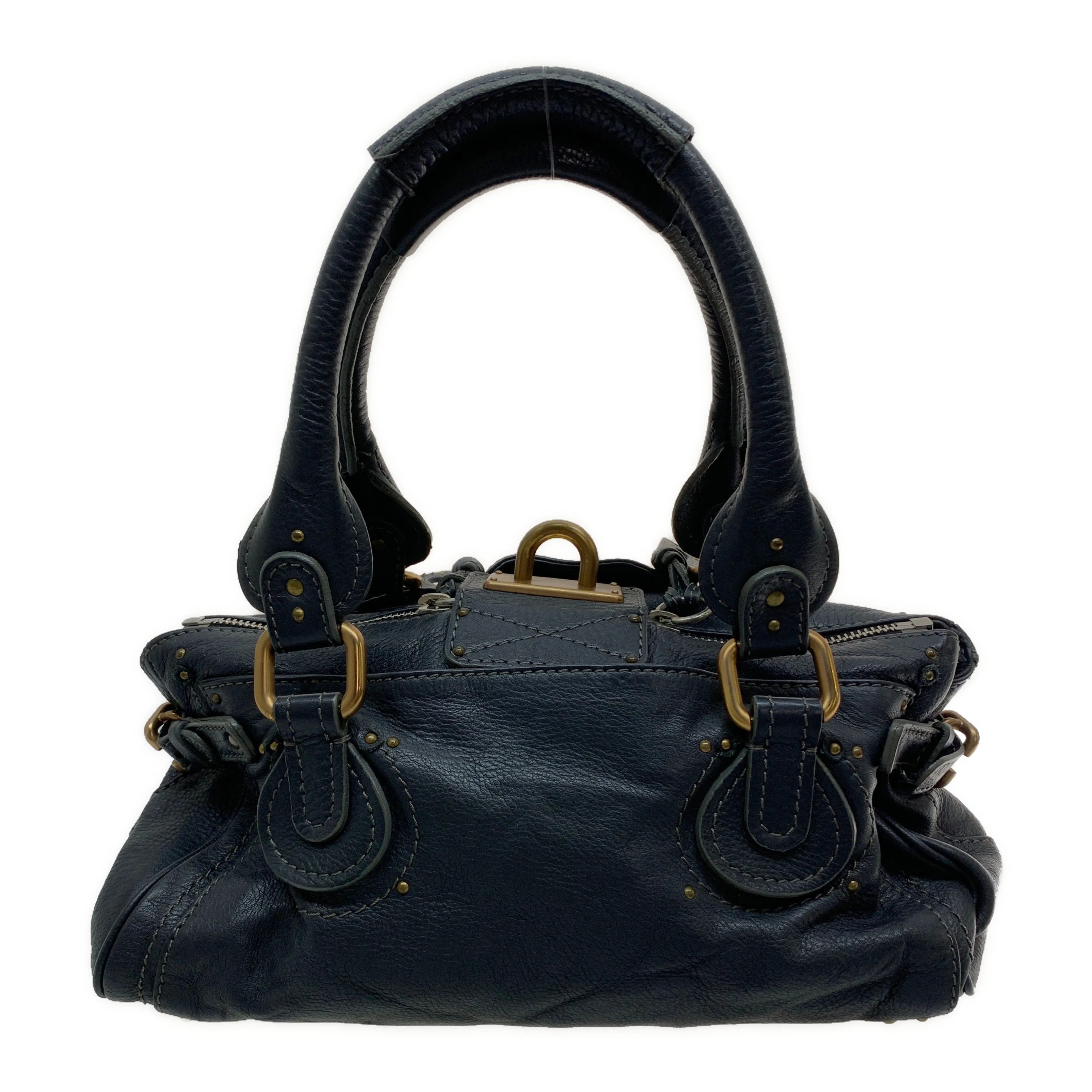 #Chloe/Hand Bag/GRY/Leather