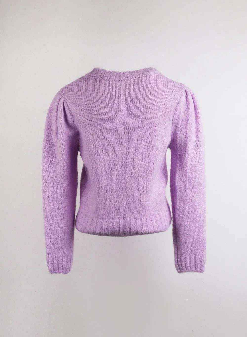 Cozy Wool-Blend Round Neck Sweater OJ419