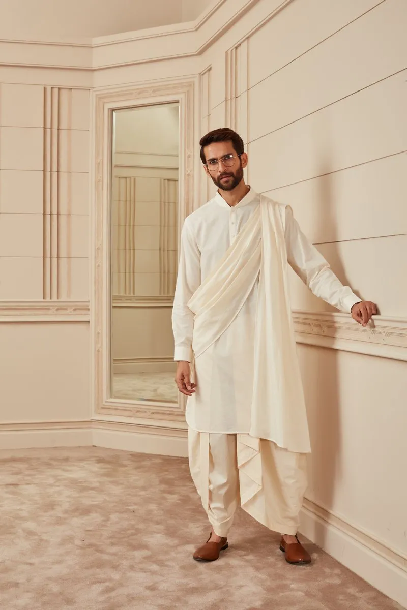 Draped Kurta Set