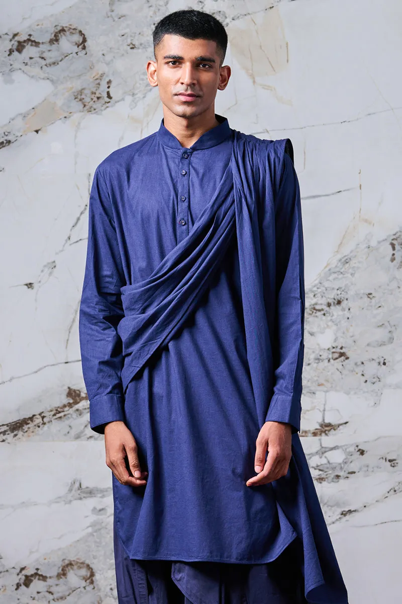 Draped Kurta Set