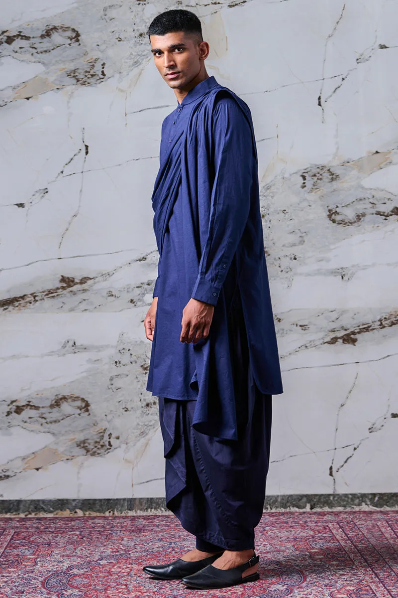 Draped Kurta Set