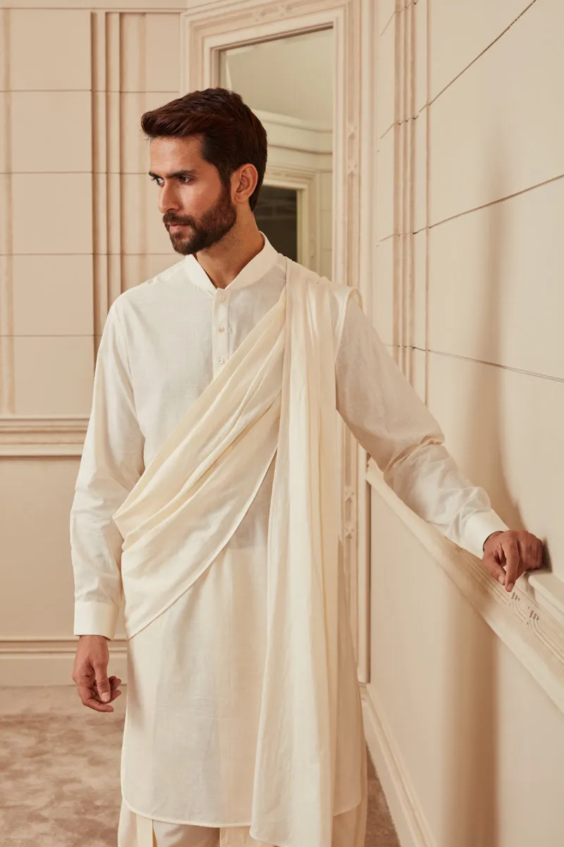 Draped Kurta Set