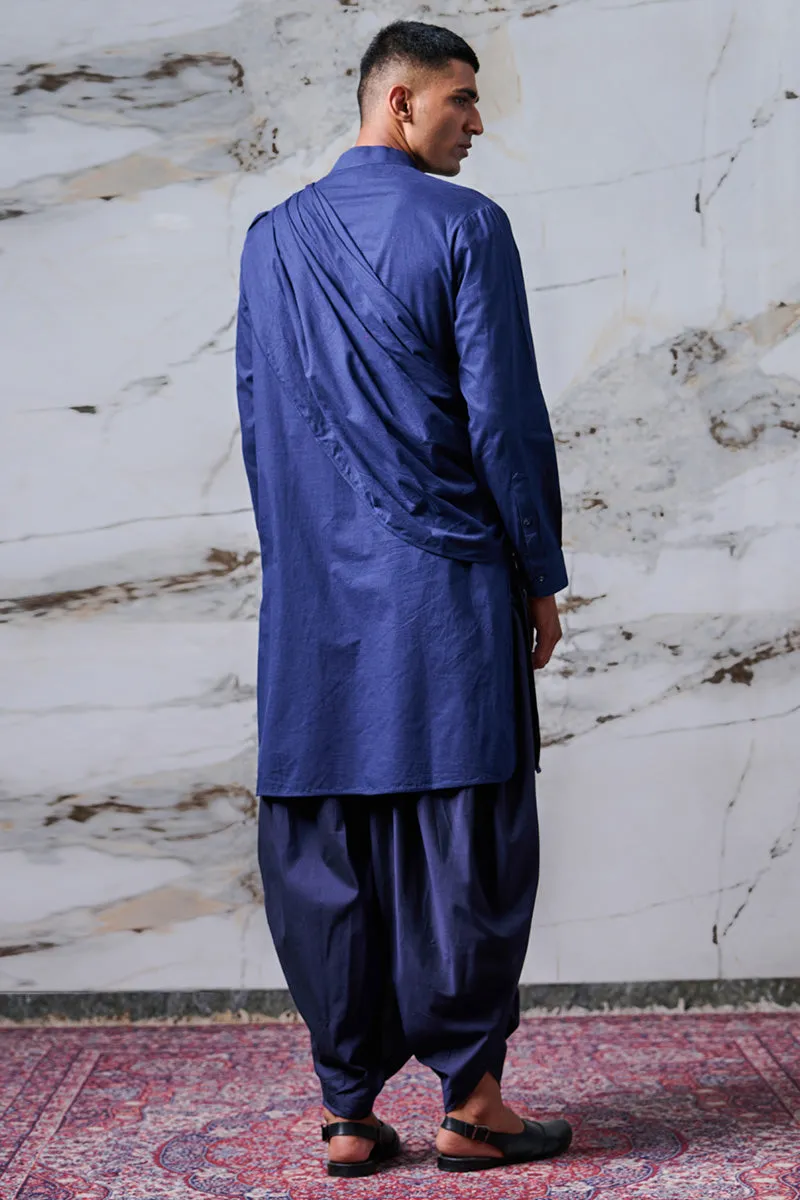 Draped Kurta Set