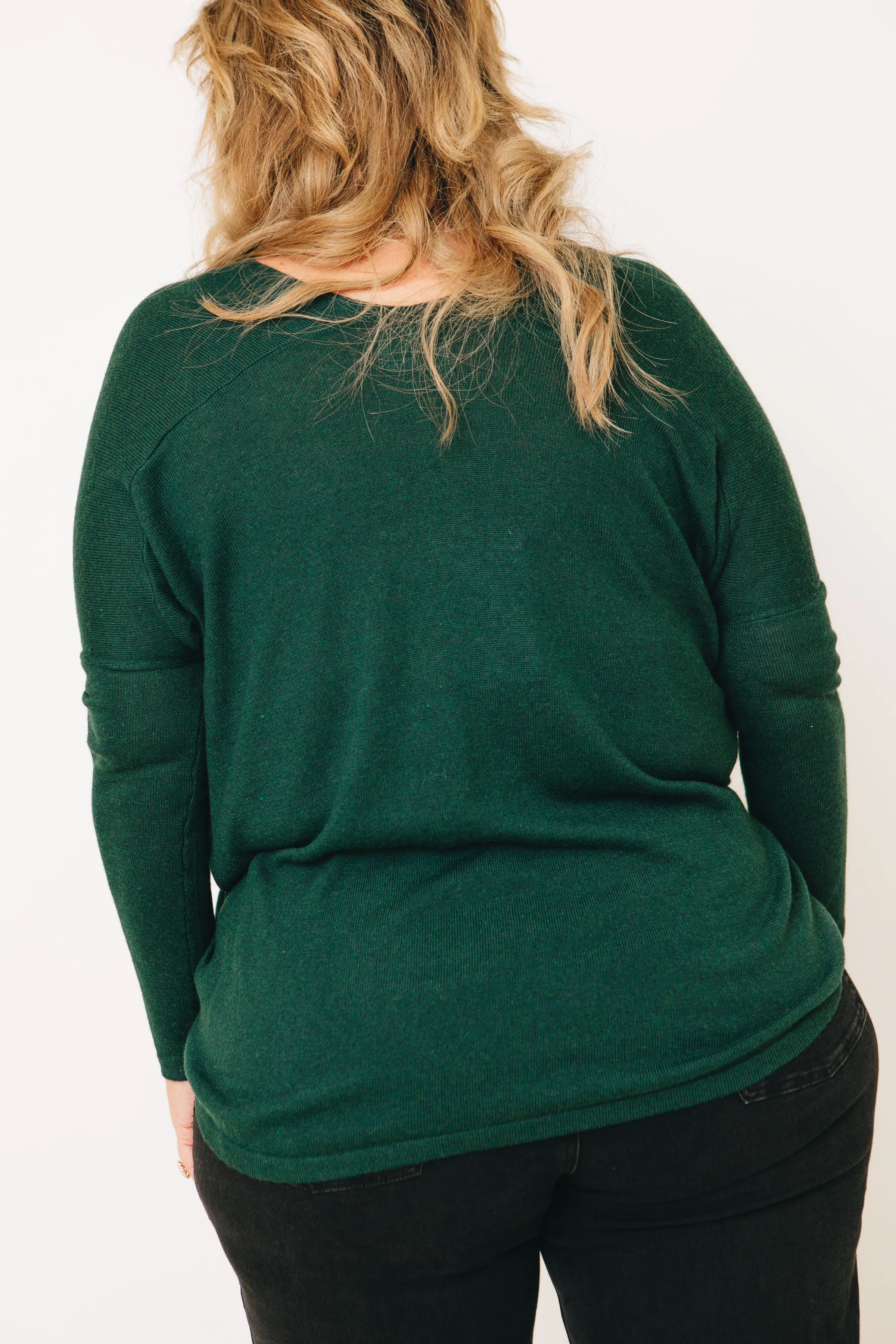 Drop Shoulder Long Sleeve Top (S-3XL)