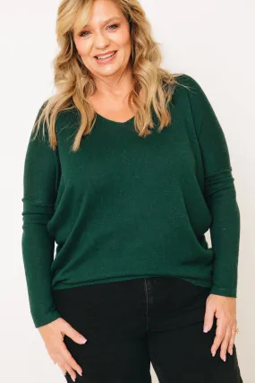 Drop Shoulder Long Sleeve Top (S-3XL)