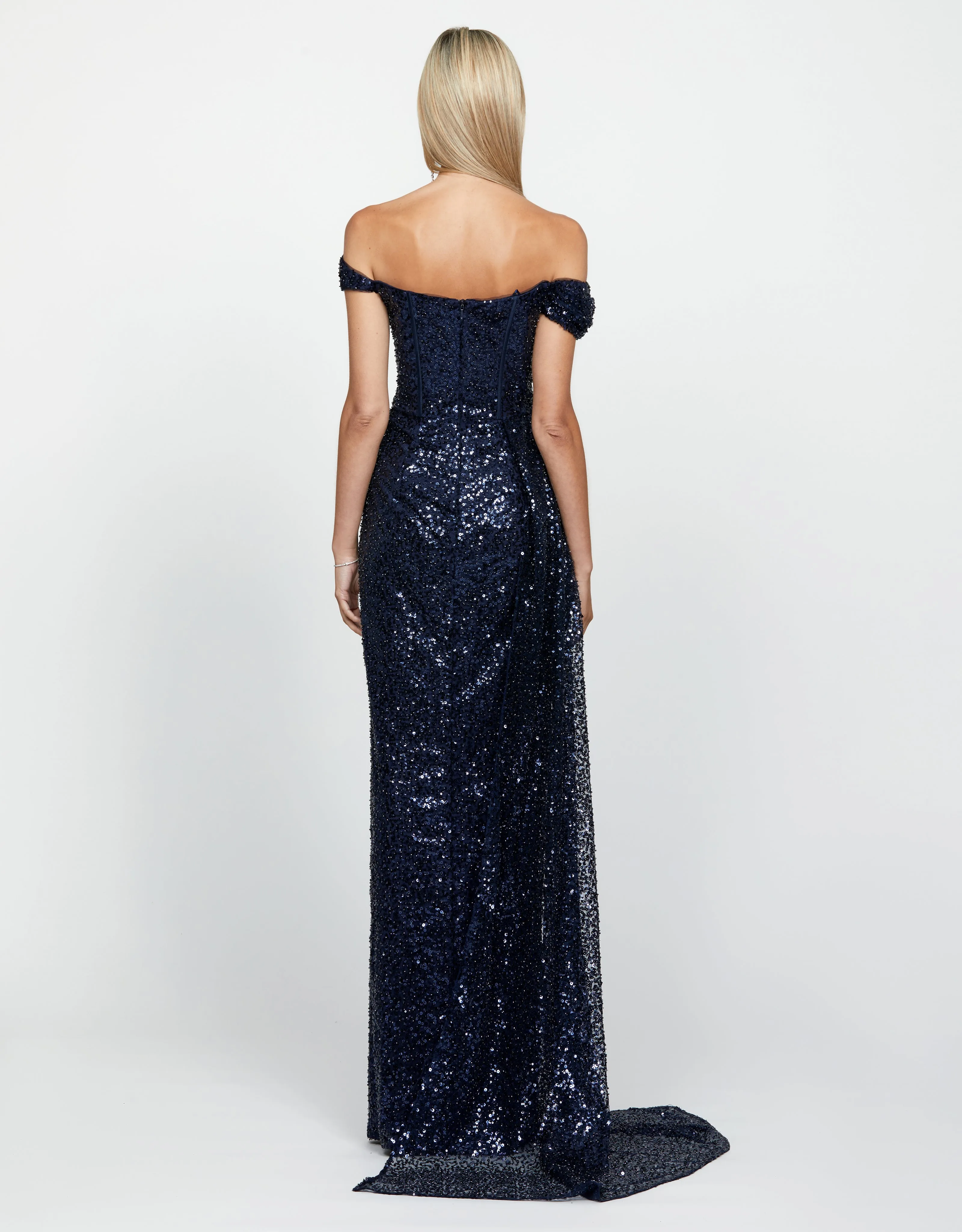 Ethel Cowl Neck Gown