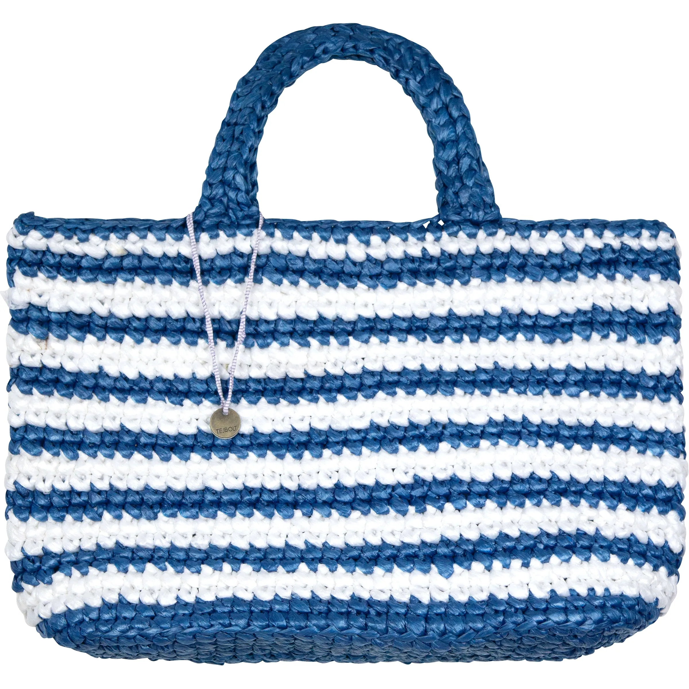 HAND WOVEN RECYCLED BEACH BAG