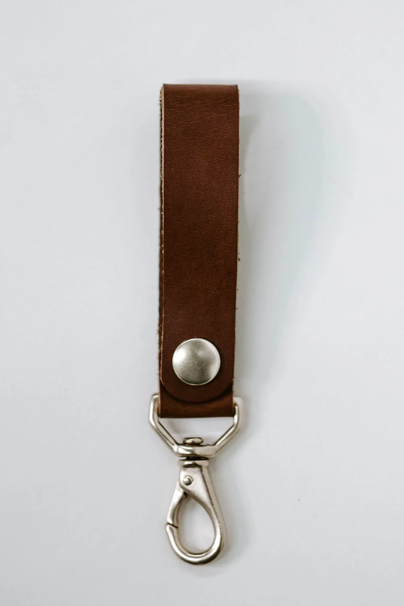 Leather Snap Keychain