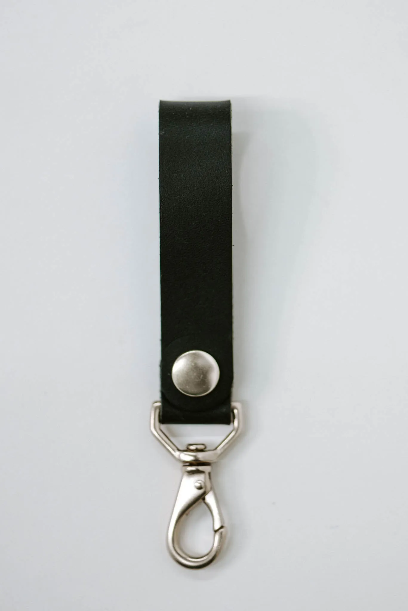 Leather Snap Keychain