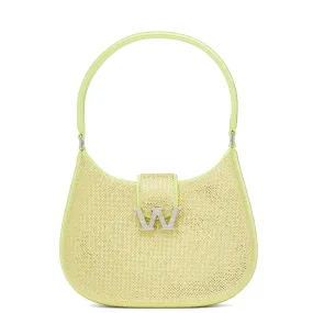 Legacy Sequins Small Hobo, Lemon