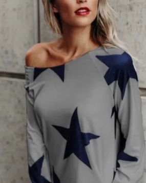 Lindy Big Star One Shoulder Top