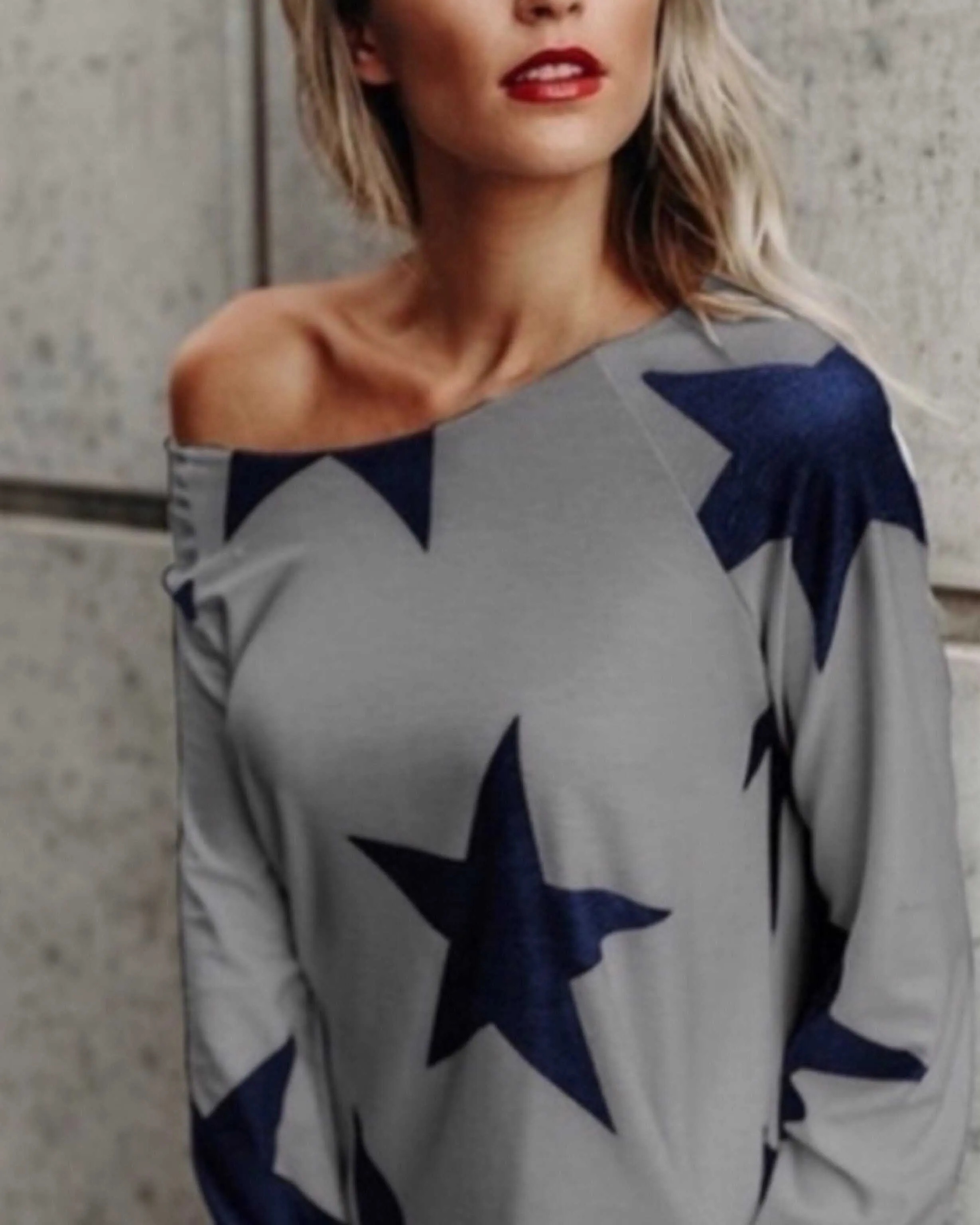 Lindy Big Star One Shoulder Top