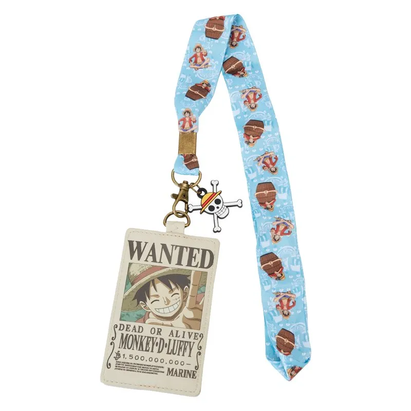 Loungefly Toei One Piece Wanted Lanyard with Card Holder - Preorder