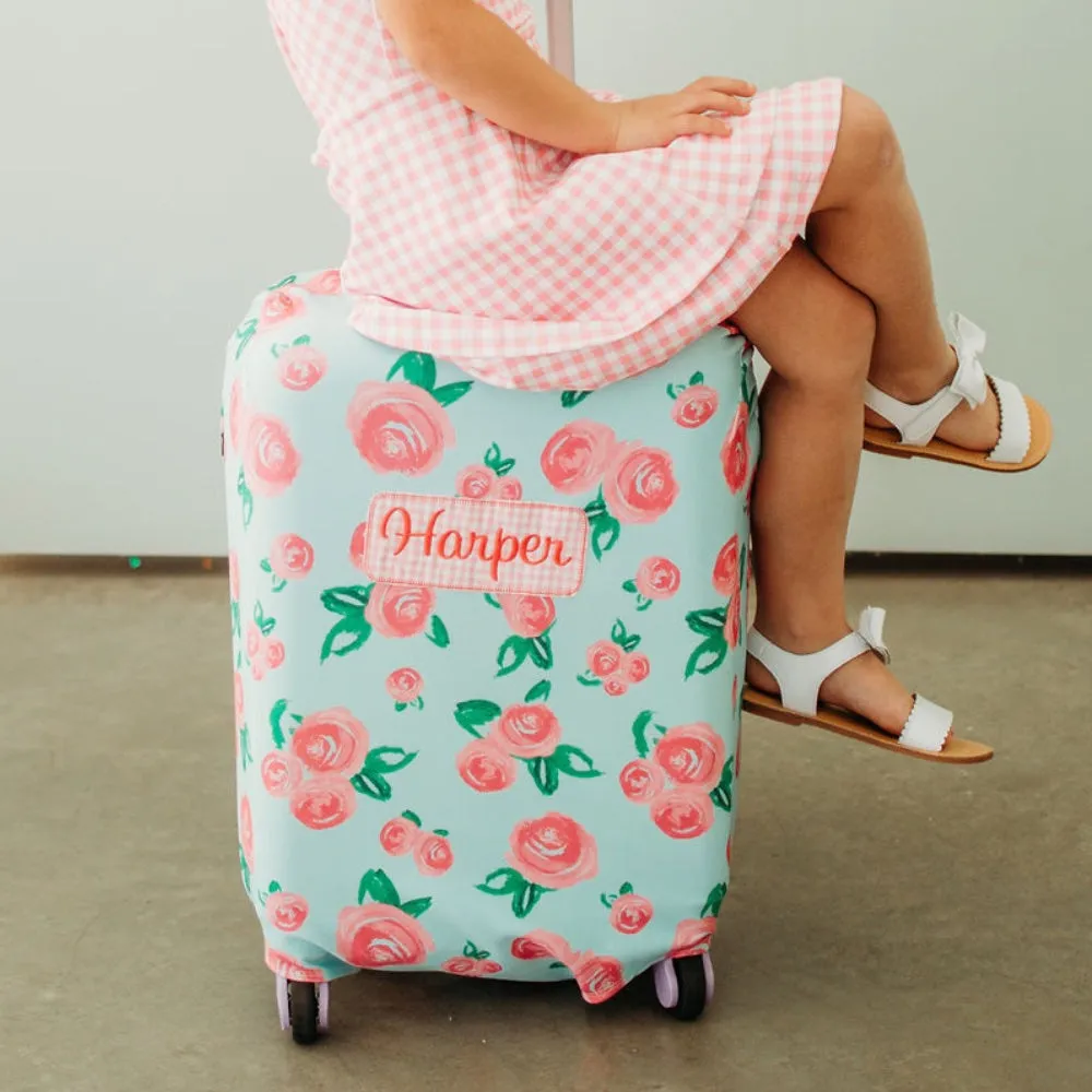 Luggage Cover - Watercolor Roses