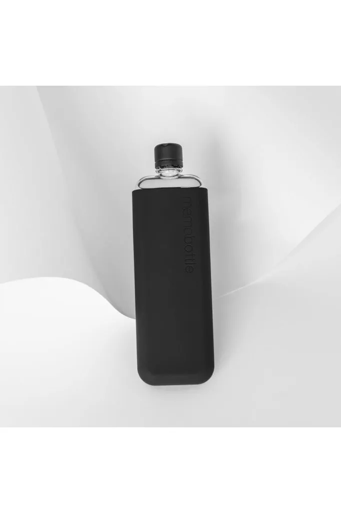 Memobottle - Slim Silicone Sleeve - Black all