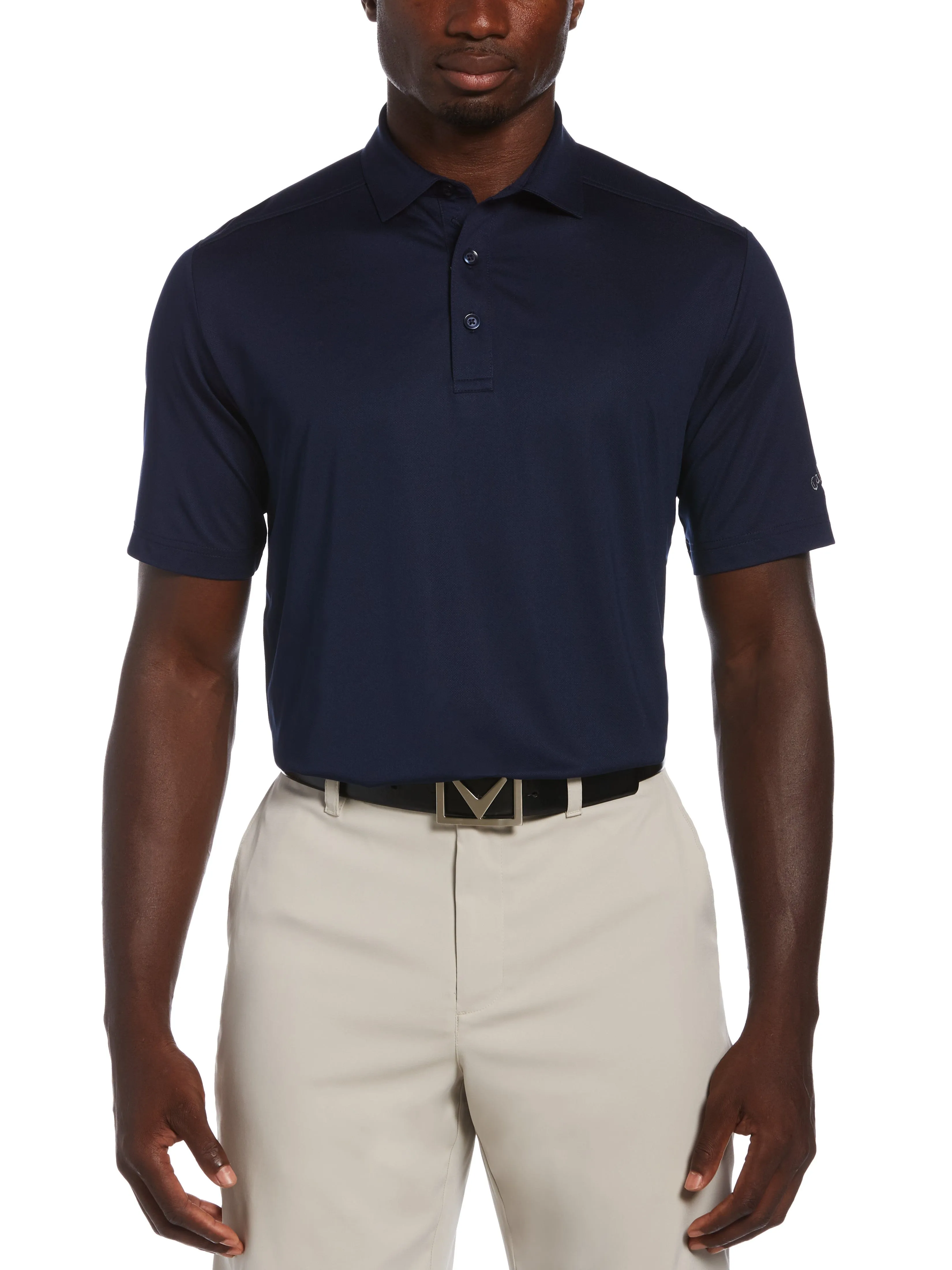 Mens Cooling Micro Hex Polo