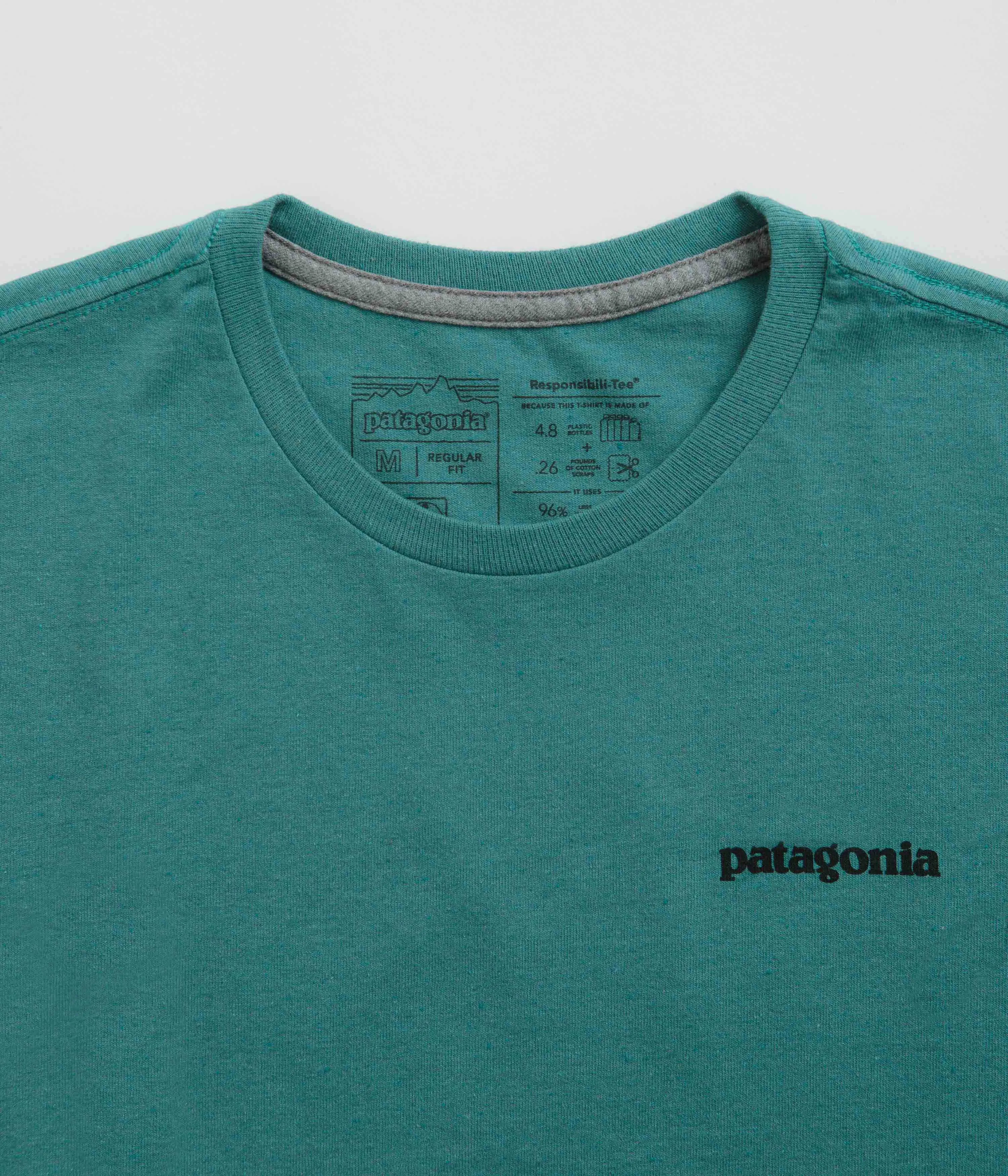 Patagonia P-6 Logo Responsibili-Tee T-Shirt - Belay Blue