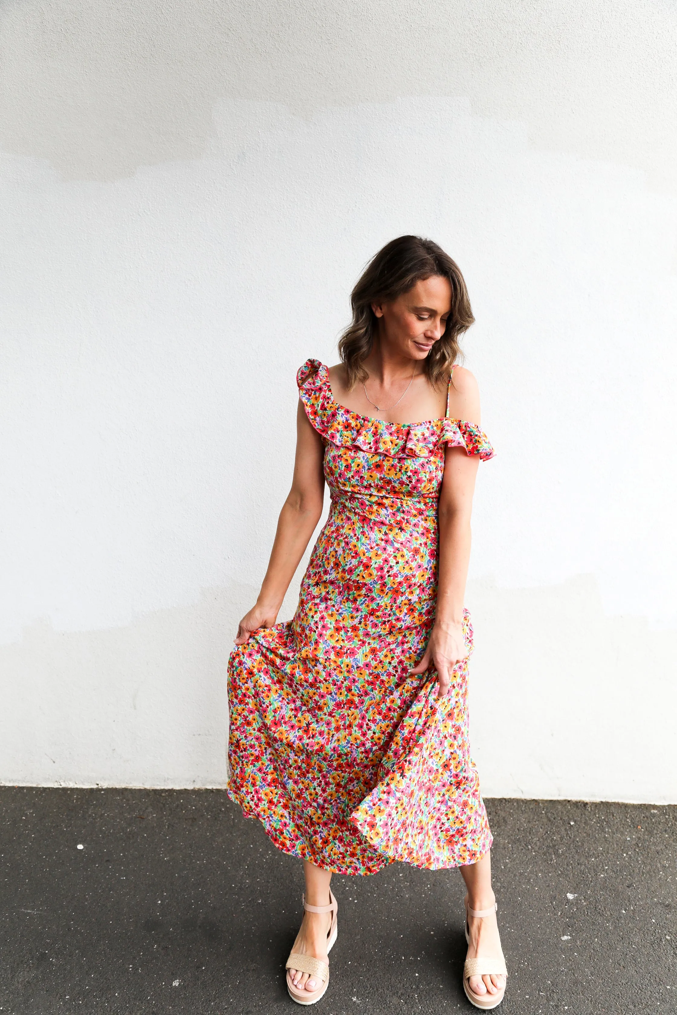 Prue Dress (Multi Florals)