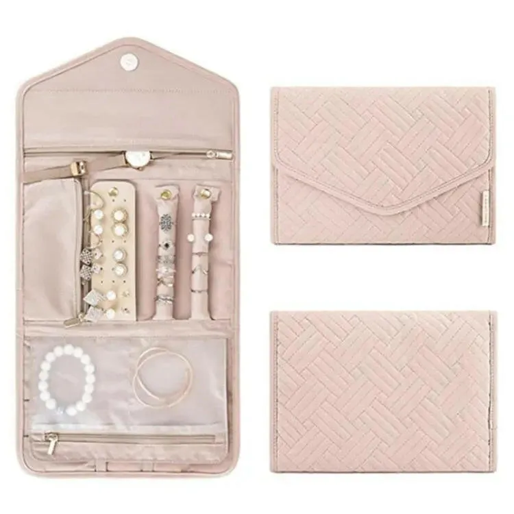 Roll Foldable Jewelry Organizer: Travel Light, Shine Bright!