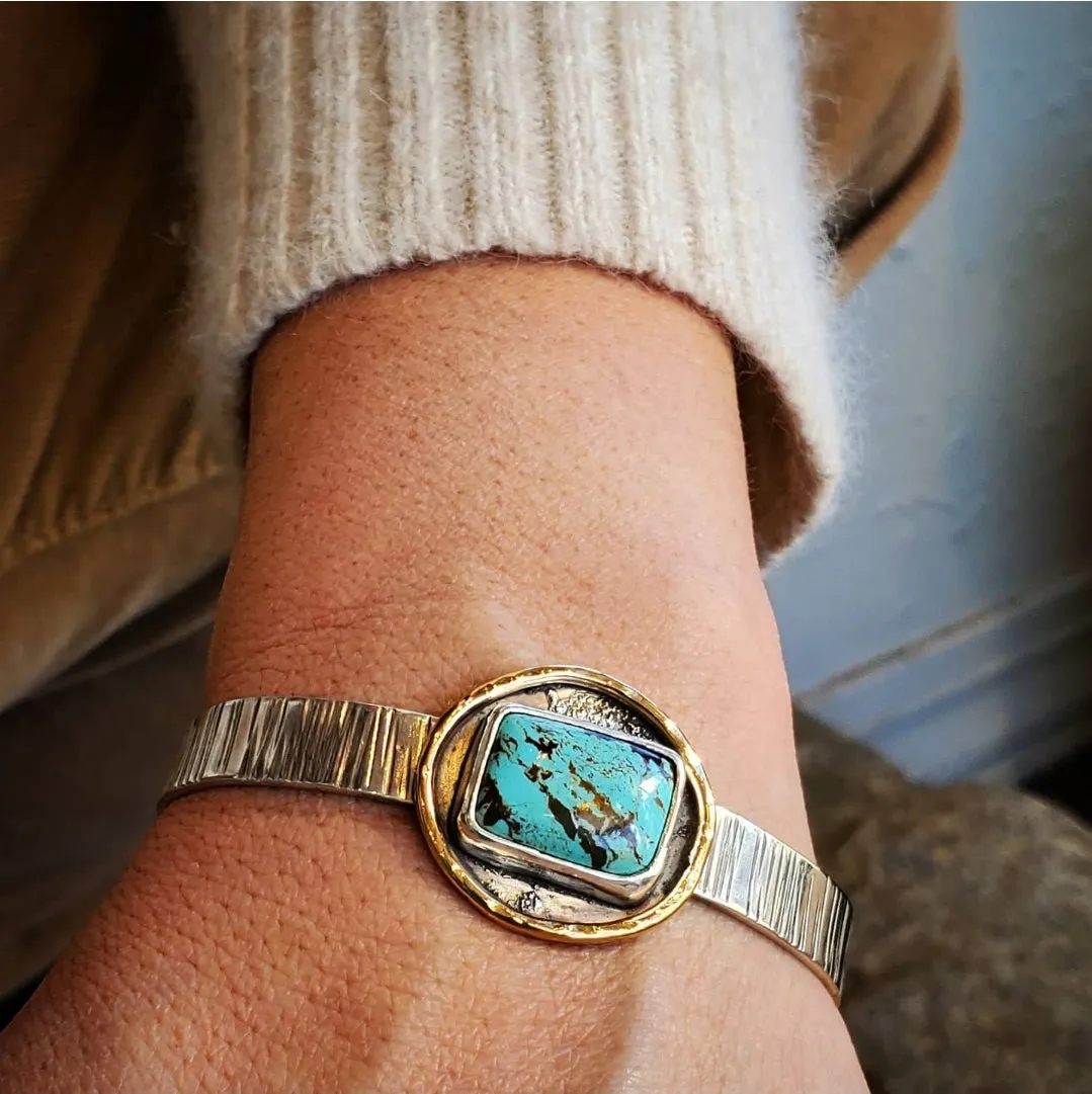 Royston Turquoise Cuff Bracelet