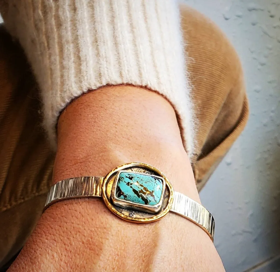 Royston Turquoise Cuff Bracelet