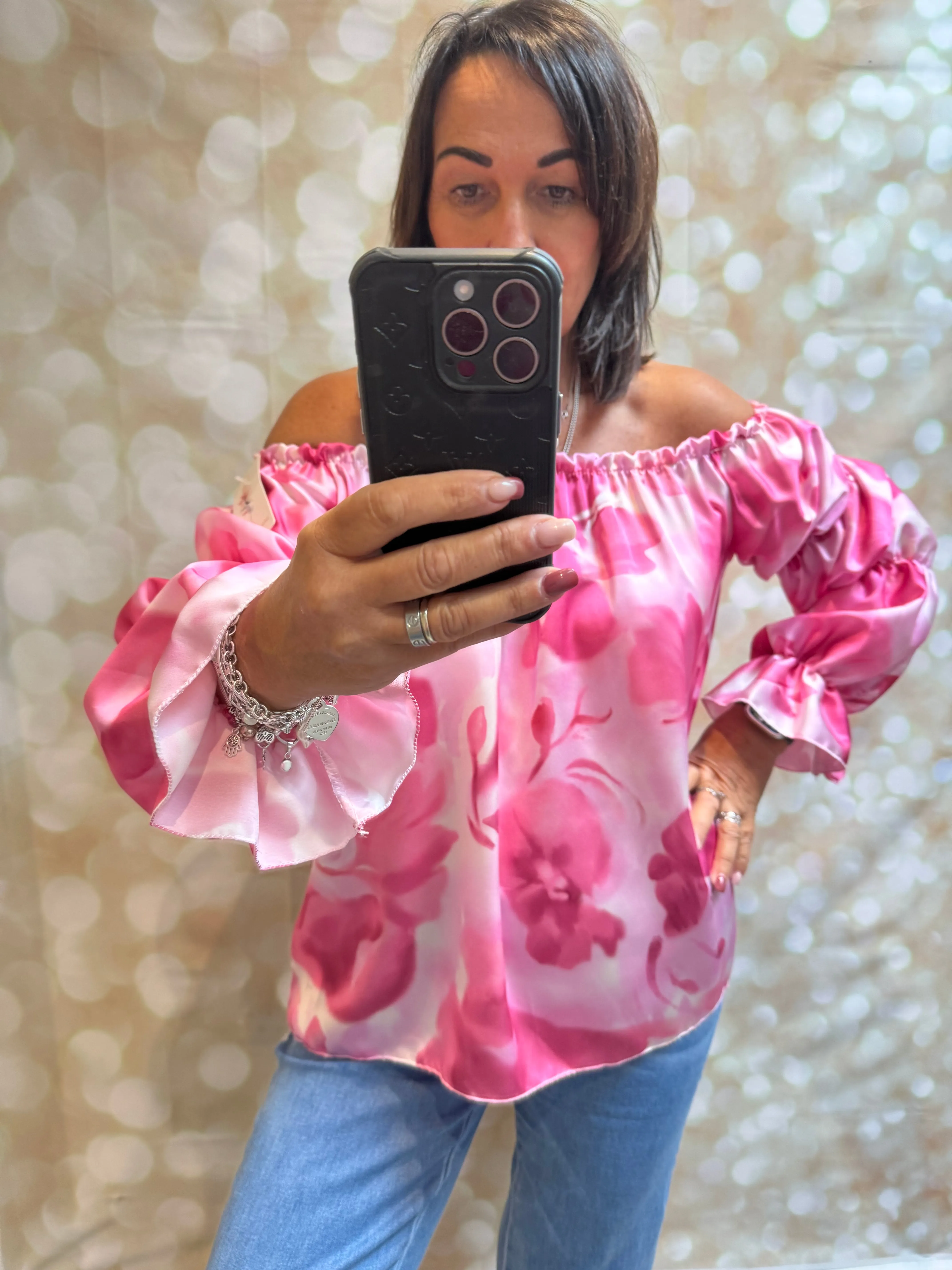 Silky Bardot Top