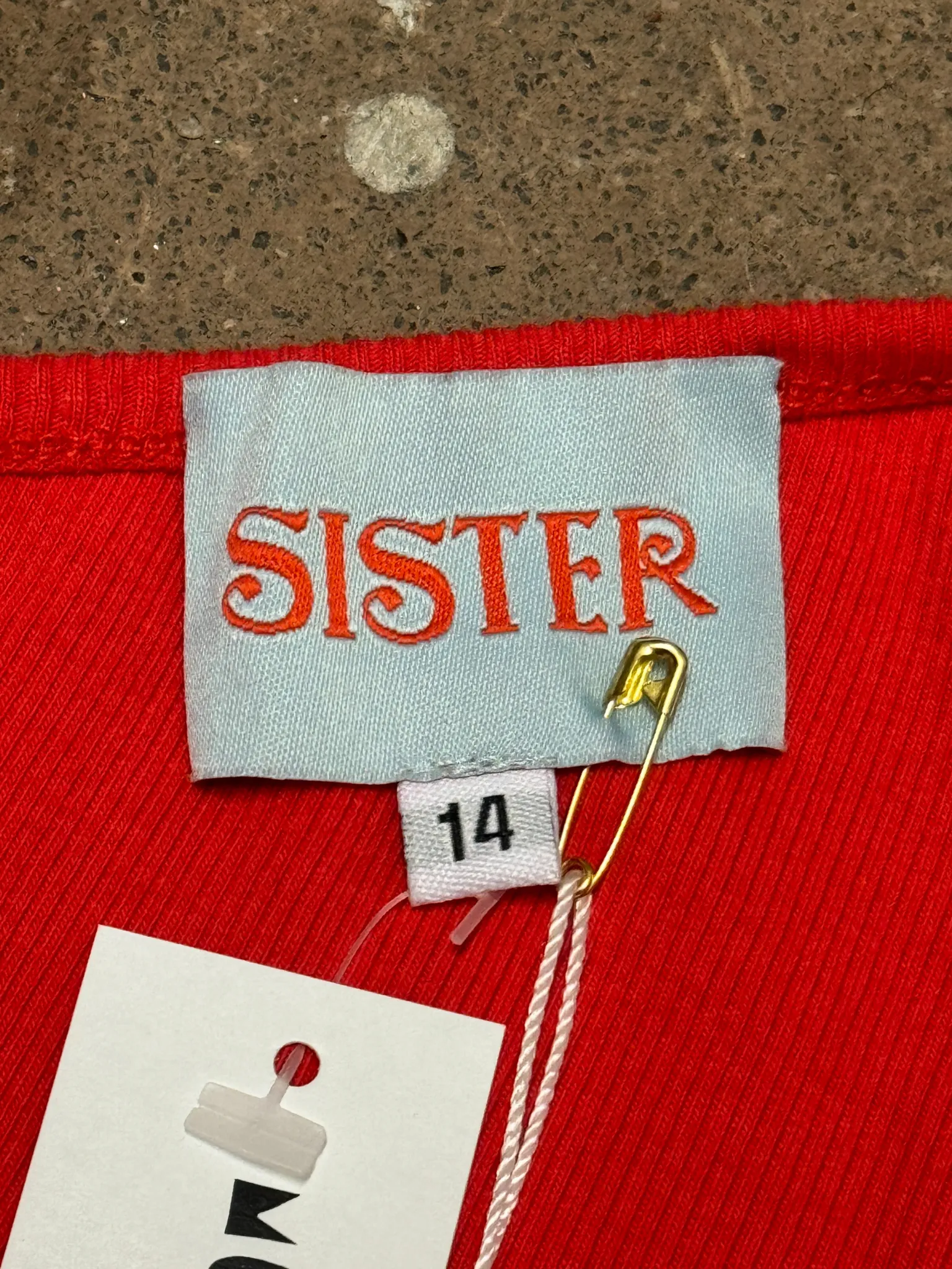 Size 14 - Sister Studios Red Dominique Top