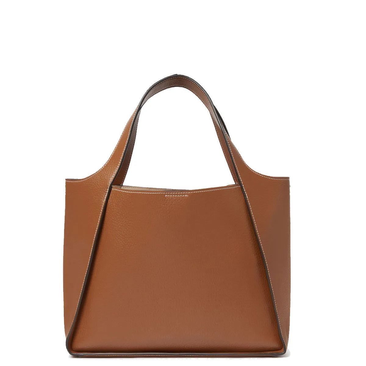 Stella Logo Tote C/B, Grain Stud, Pecan