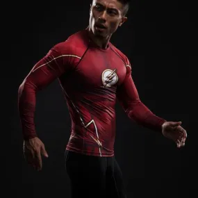 The Flash 'Classic' Compression Long Sleeve Rash Guard