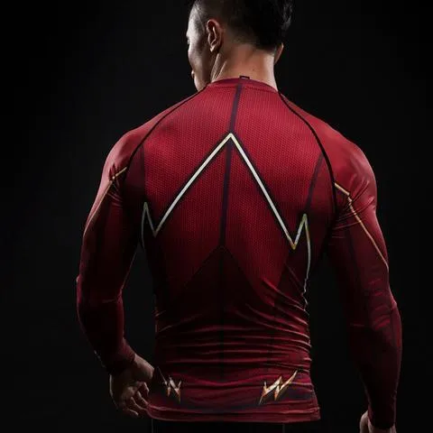 The Flash 'Classic' Compression Long Sleeve Rash Guard