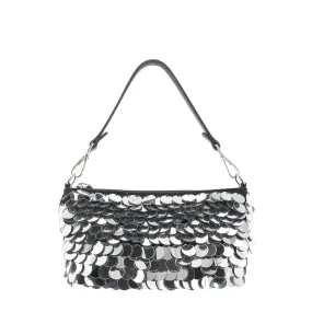 TILLY HANDLE BAG - SILVER SEQUIN