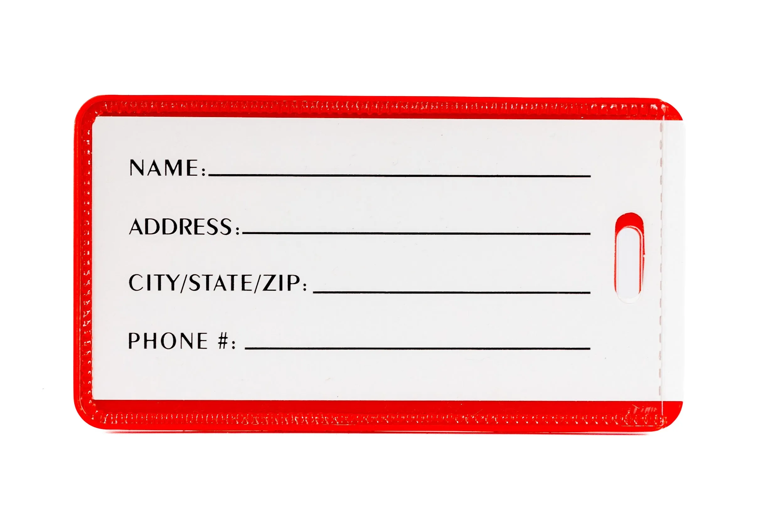 Utica Comets Red Luggage Tag