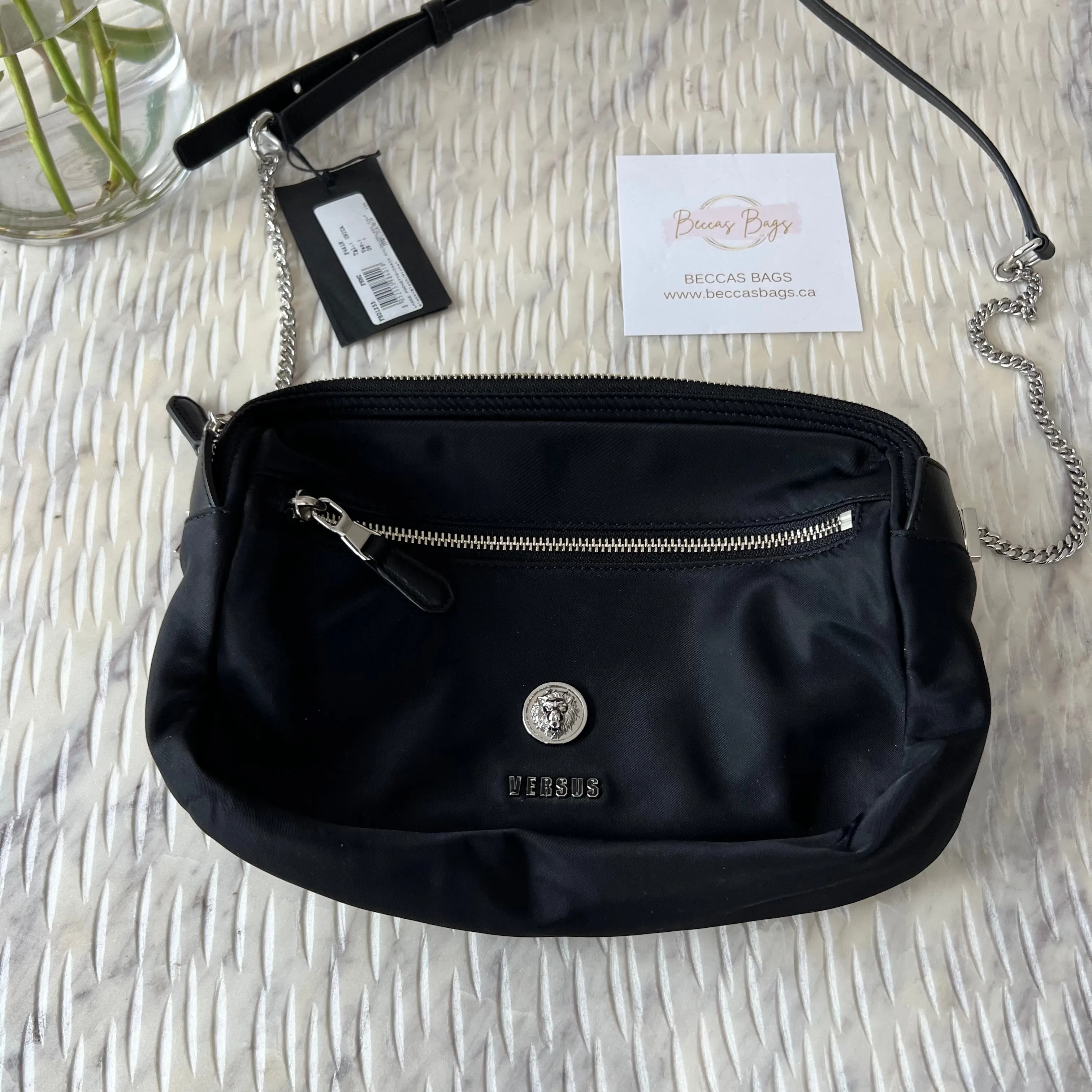 Versus Versace Nylon Crossbody Bag