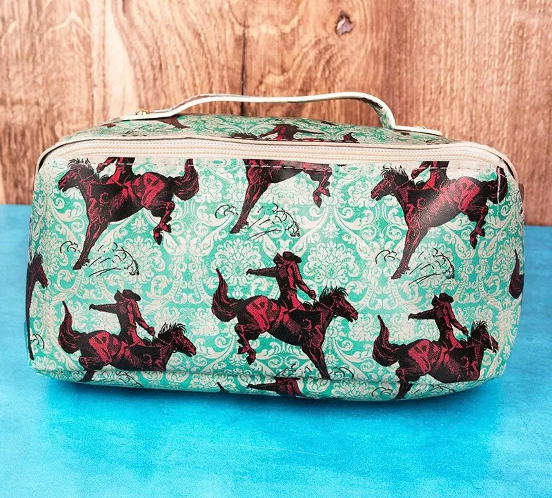 Western Expandable make up bag