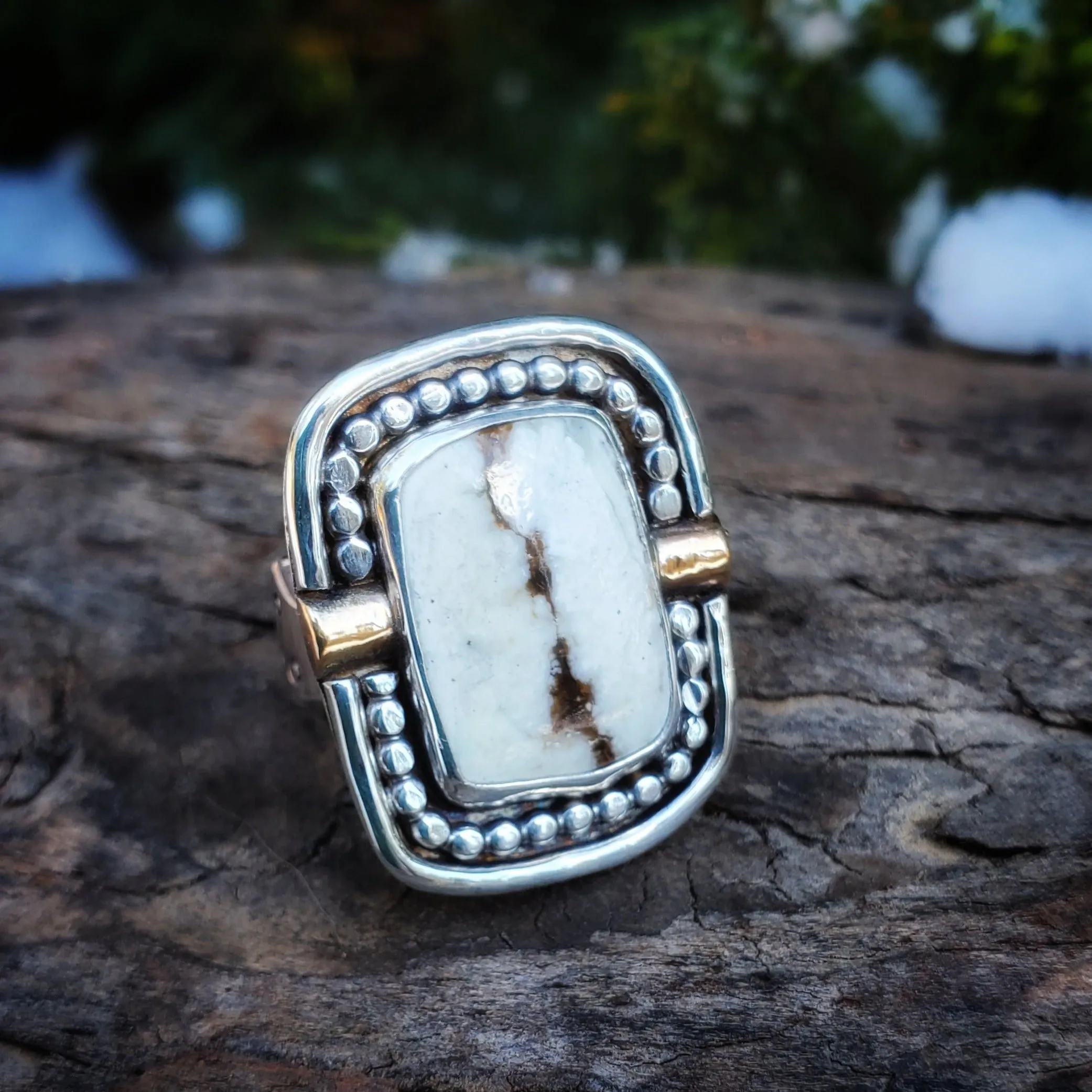 Wild Horse Magnesite Cowgirl Ring