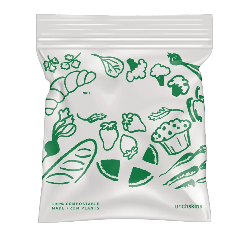 Ziptop Compostable Freezer-Safe Sandwich Storage Bags 50 Count